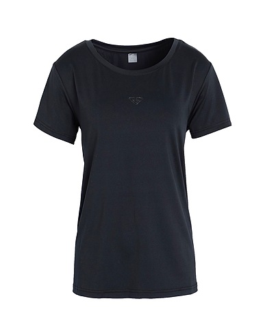ROXY Basic T-Shirt RX T-shirt Signature Moves Tee
 Black 91% Polyester, 9% Elastane