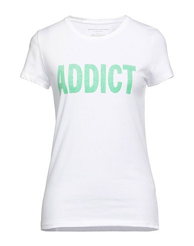 MAJESTIC FILATURES Camiseta Blanco 50% Algodón orgánico, 50% Algodón reciclado