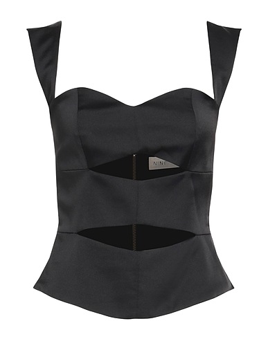 NINEMINUTES Top Black 97% Polyester, 3% Elastane