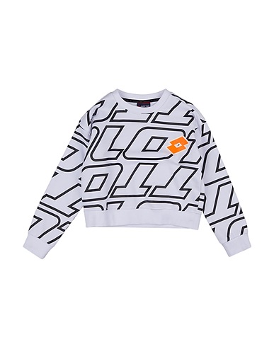 LOTTO Sweatshirt White 80% Cotton, 20% Polyester
