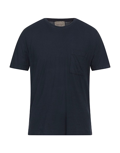 MORENO MARTINELLI Basic T-Shirt Midnight blue 100% Cotton