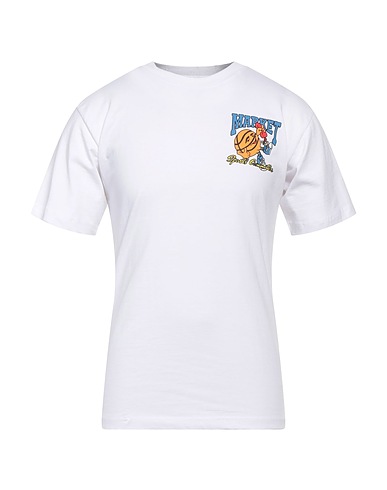 MARKET T-shirt Bianco 100% Cotone