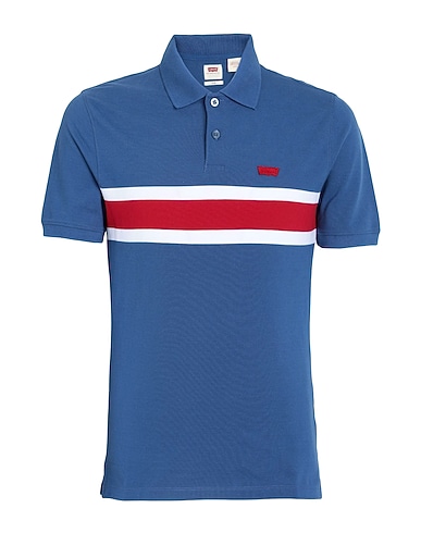 LEVI'S Polo shirt SLIM HOUSEMARK POLO
 Navy blue 96% Cotton, 4% Elastane
