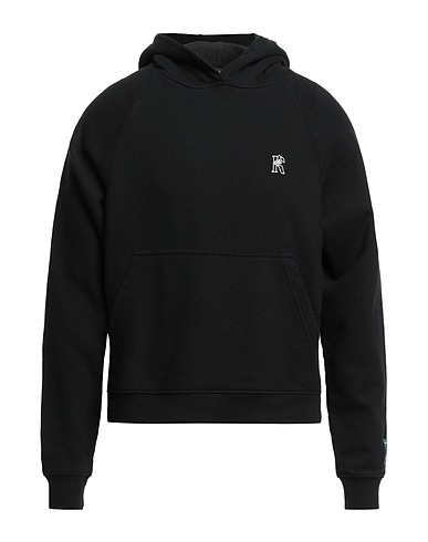 REESE COOPER Hooded sweatshirt Black 100% Cotton