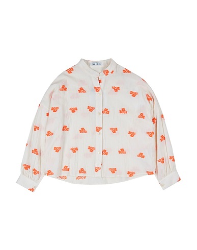 TO BE TOO Patterned shirts & blouses Cream 91% Cotton, 6% Polyester, 3% Viscose