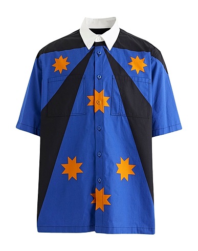 BURBERRY Patterned shirt Blue 100% Cotton