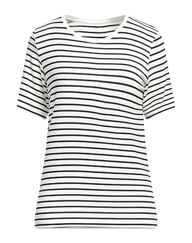 MAJESTIC FILATURES T-shirt Black 94% Viscose, 6% Elastane