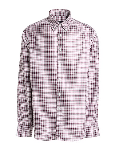 DUNHILL Checked shirt Red 100% Cotton