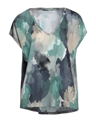 MAJESTIC FILATURES T-shirt Military green 94% Cotton, 6% Elastane