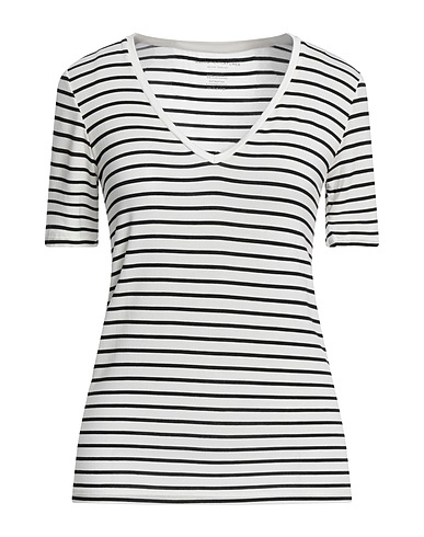 MAJESTIC FILATURES T-shirt Black 94% Viscose, 6% Elastane