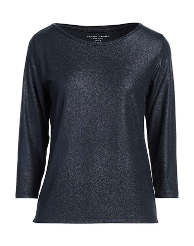 MAJESTIC FILATURES T-shirt Navy 94% Viscose, 6% Elastane