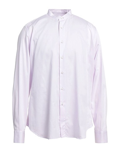 SIVIGLIA Solid color shirt Lilac 100% Cotton
