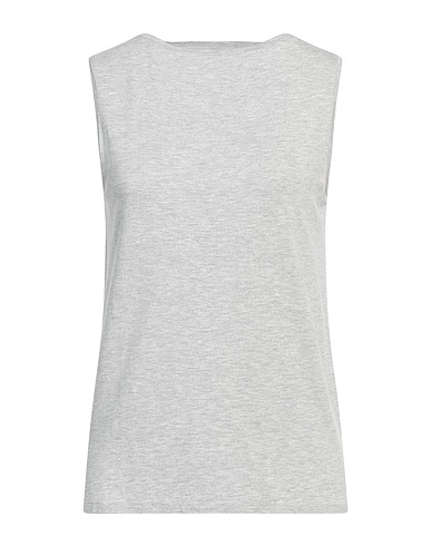 MAJESTIC FILATURES Canotta Grigio chiaro 94% Viscosa, 6% Elastan