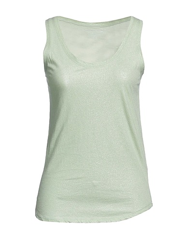 MAJESTIC FILATURES Vest Light green 100% Cotton