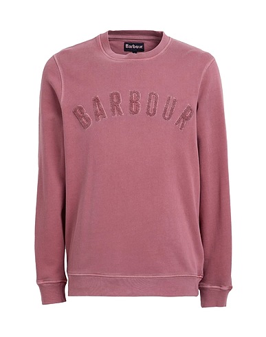 BARBOUR Felpa Rosa antico 100% Cotone