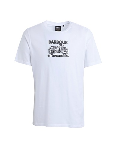 BARBOUR T-Shirt Weiß 100% Baumwolle