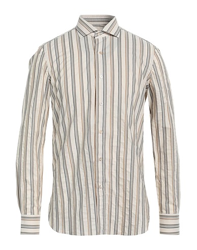 BOGLIOLI Striped shirt Ivory 100% Cotton