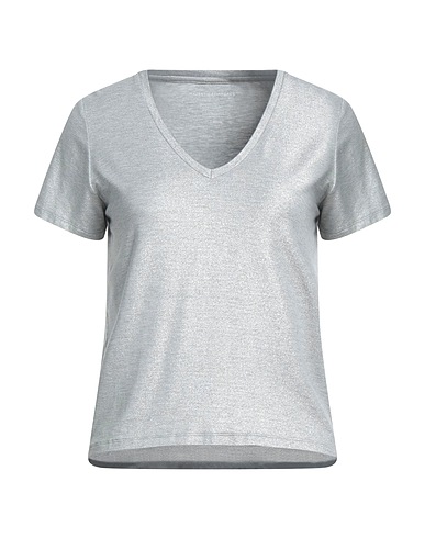 MAJESTIC FILATURES T-shirt Silver 94% Viscose, 6% Elastane