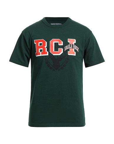 REESE COOPER Oversize-T-Shirt Dark green 100% Cotton
