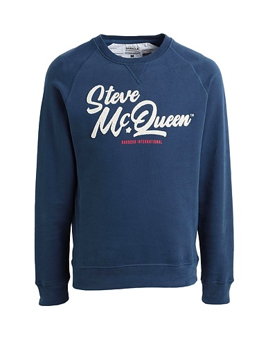 BARBOUR Sweatshirt INTERNATIONAL Slate blue 100% Cotton