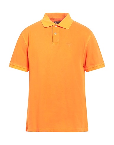 BARBOUR Polo Arancione 100% Cotone