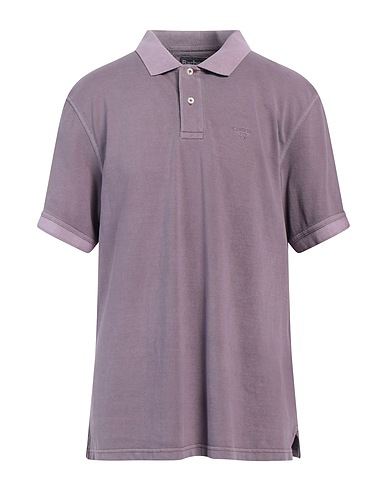 BARBOUR Polo shirt Lilac 100% Cotton