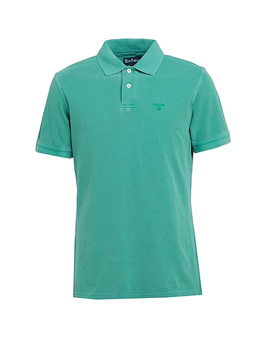 BARBOUR Polo shirt Green 100% Cotton