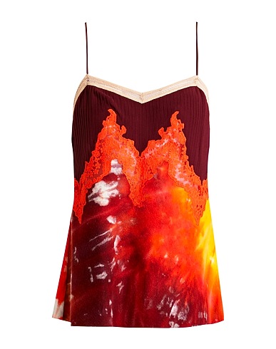 GABRIELA HEARST Camisole Burgundy 100% Cashmere, Recycled polyester