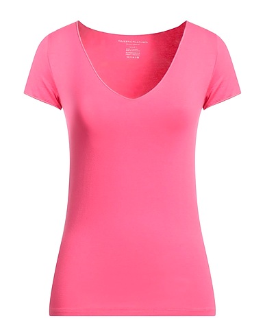 MAJESTIC FILATURES T-shirt Fucsia 94% Viscosa, 6% Elastan