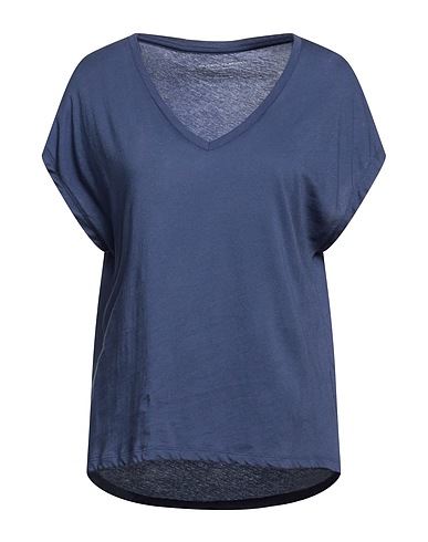 MAJESTIC FILATURES T-shirt basique Bleu pétrole 100% Coton
