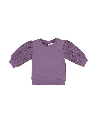 NAME IT® Sweatshirt Purple 95% Organic cotton, 5% Elastane