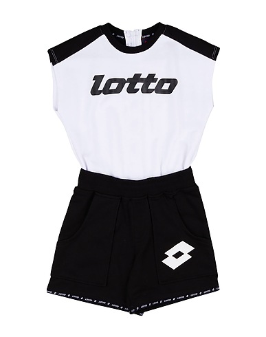 LOTTO Playsuits BIANCO 80% Cotton, 20% Polyester