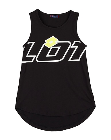 LOTTO Tanktop Schwarz 96% Baumwolle, 4% Elastan