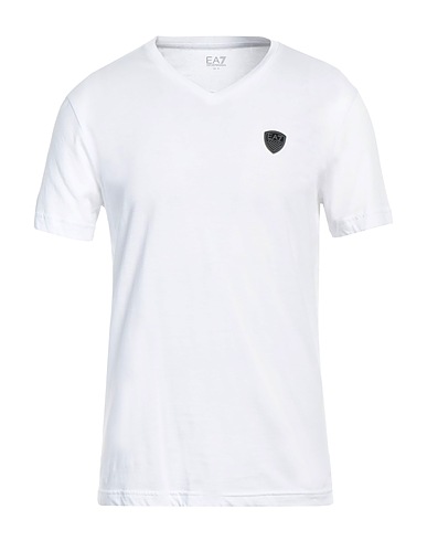 EA7 Basic T-Shirt White 100% Cotton