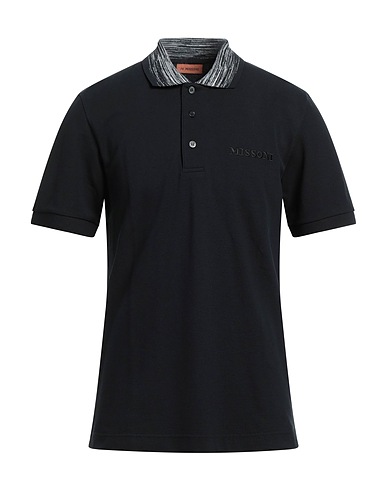 MISSONI Polo shirt Black 100% Cotton