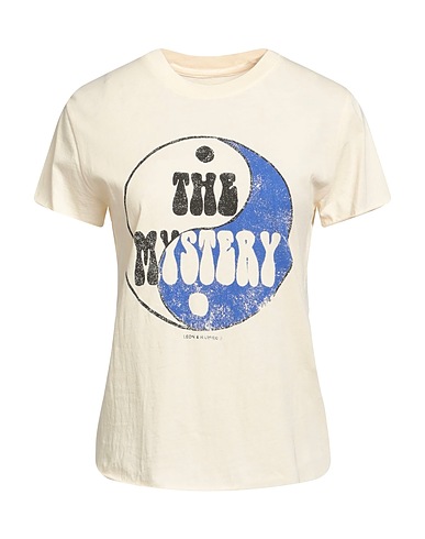 LEON & HARPER T-shirt Cream 100% Cotton, Organic cotton