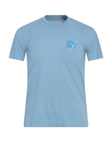 AFTERLABEL T-shirt Celeste 100% Cotone