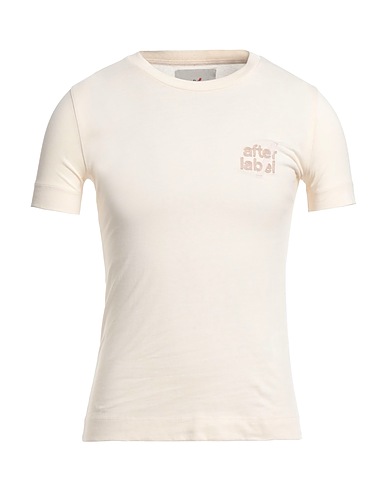AFTERLABEL T-shirt Panna 100% Cotone
