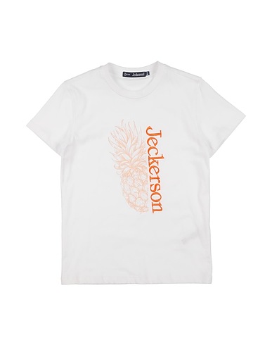 JECKERSON T-shirt White 100% Cotton