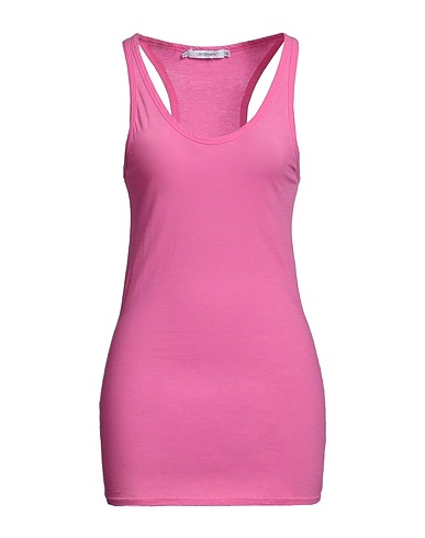 CRISTINAEFFE Tank top Mauve 95% Cotton, 5% Elastane