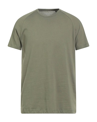 MAJESTIC FILATURES Basic T-shirt Military green 100% Organic cotton