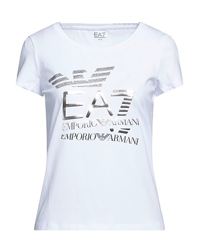 EA7 Ｔシャツ ホワイト コットン 93% / ポリウレタン 7%