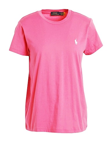 POLO RALPH LAUREN Basic T-shirt Magenta 100% Cotton