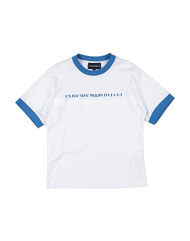 EMPORIO ARMANI T-shirt White 100% Cotton, Elastane