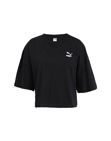 PUMA Basic T-Shirt CLASSICS Oversized Tee	 Black 100% Cotton