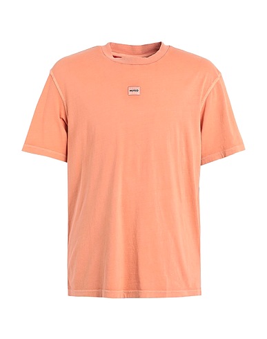 HUGO Basic T-Shirt Salmon pink 100% Cotton