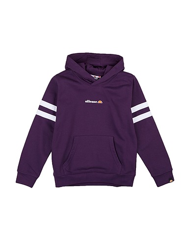 ELLESSE Felpa Viola scuro 80% Cotone, 20% Poliestere