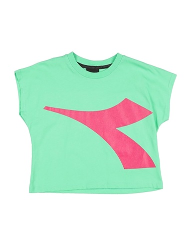 DIADORA T-shirt Verde chiaro 100% Cotone