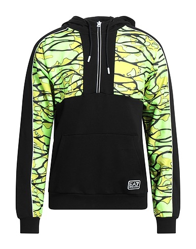 EA7 スウェット ブラック コットン 100% / ポリエステル / ポリウレタン