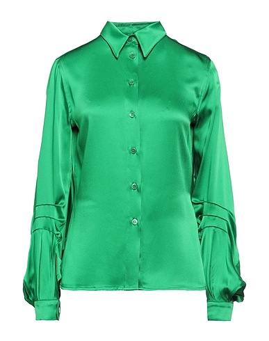 TOM FORD Solid color shirts & blouses Green 65% Acetate, 35% Viscose